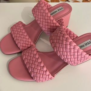 Pink Steve Madden Block Heels